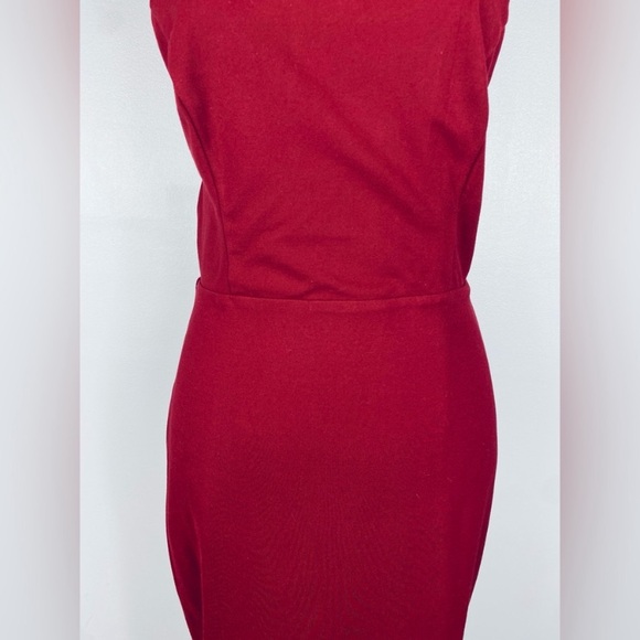 NWT Lush Pitaya maroon strappy bodycon dress size large - Picture 4 of 12